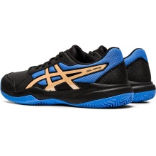 Asics Tennisschuhe Gel Game 7 Clay/Sandplatz schwarz/blau Kinder